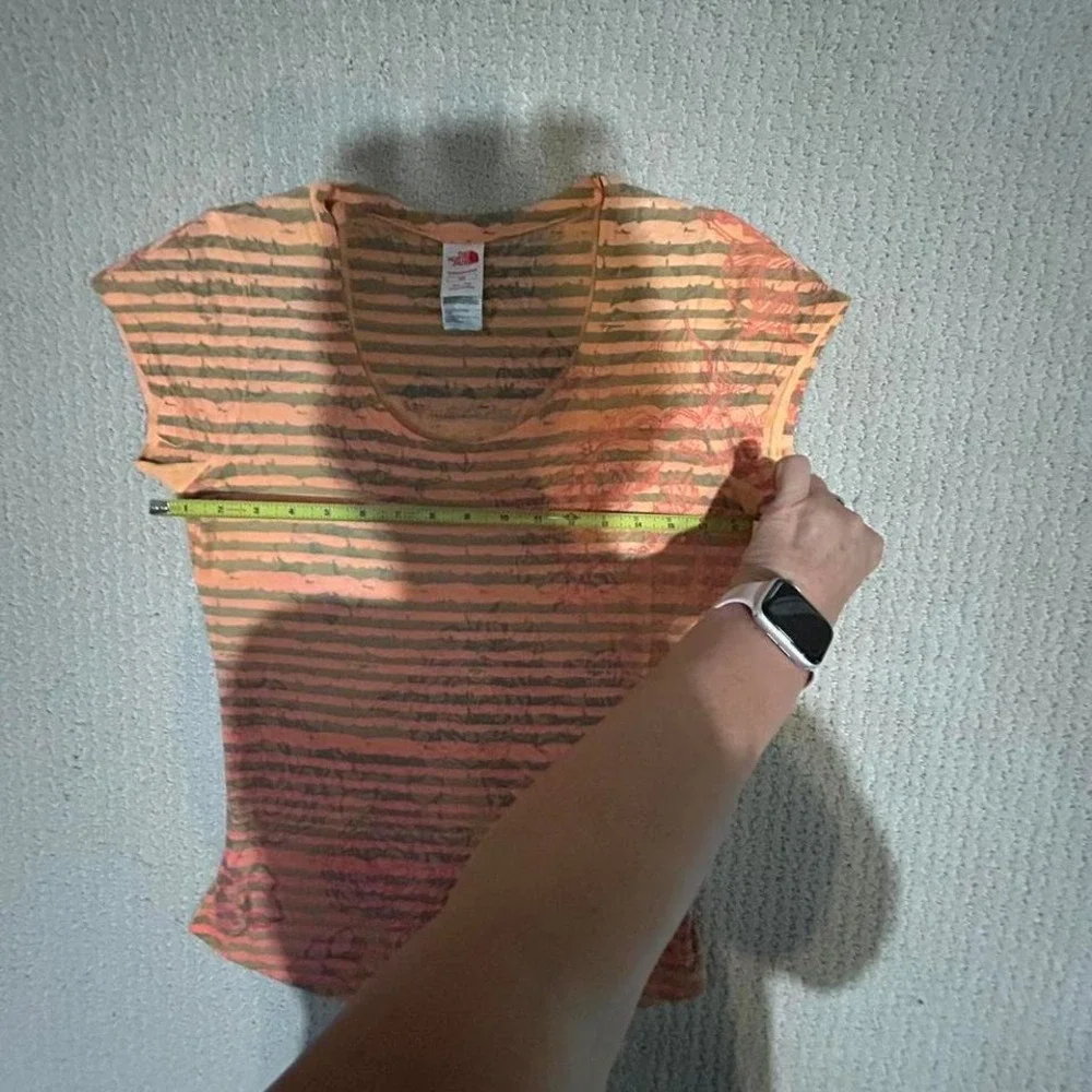 The North Face orange and black striped tee #‎ - Picture 6 of 6